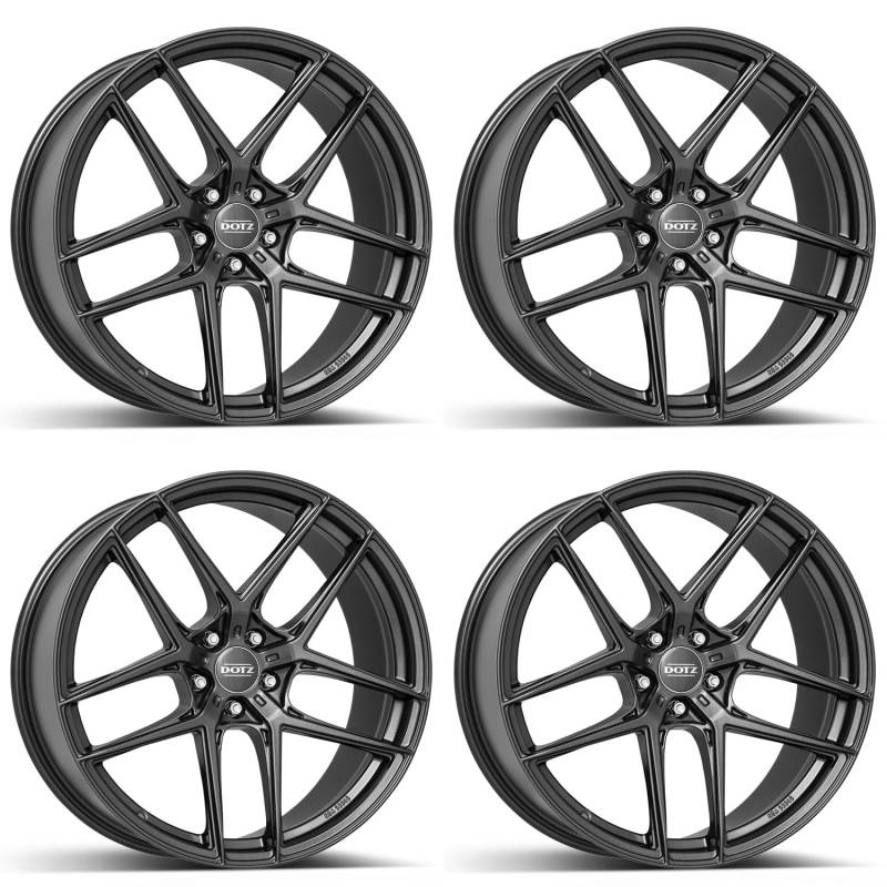 4x Dotz Felgen LagunaSeca grey 10.0Jx21 ET35 5x120 kompatibel mit BMW 5 X3 X4 von Dotz