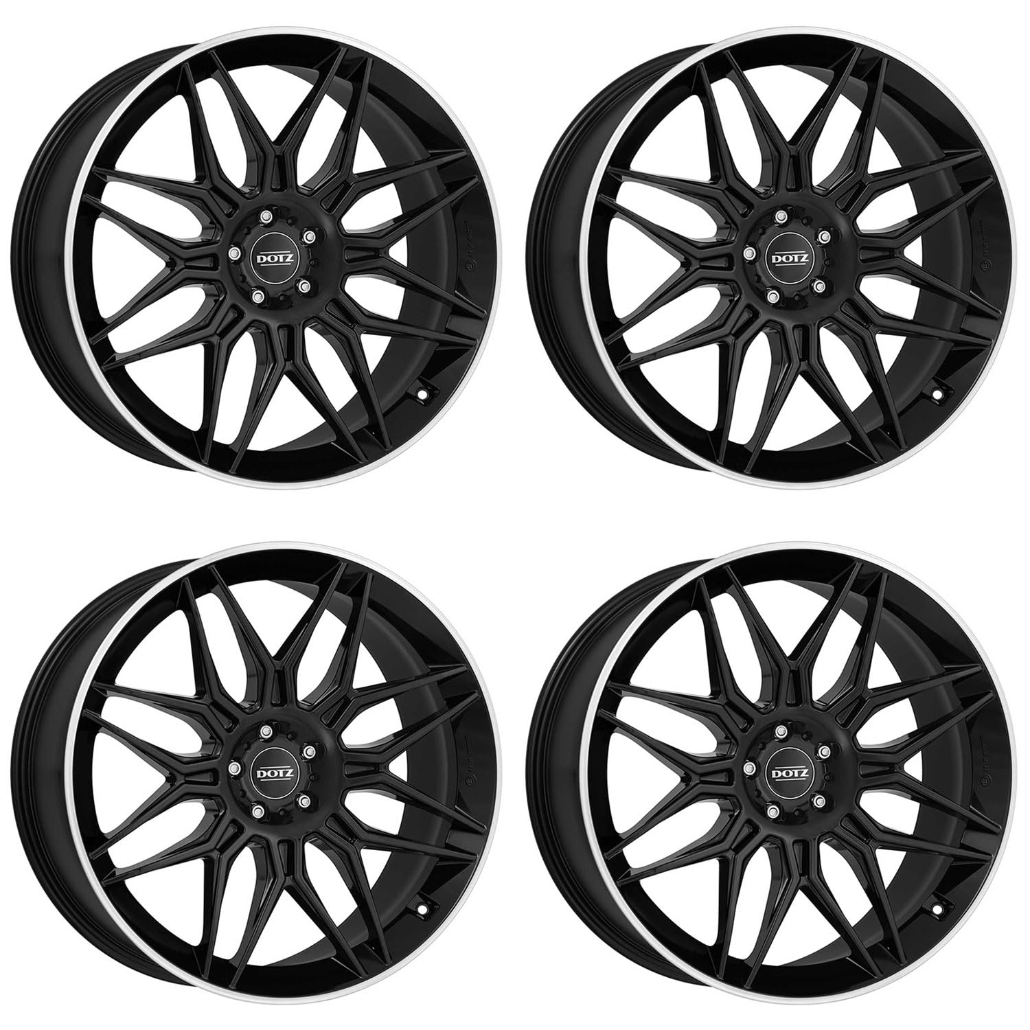 4x Dotz Felgen LongBeach dark 10.5Jx21 ET48 5x114.3 kompatibel mit Tesla Model 4x Dotz Felgen LongBeach dark 10.5Jx21 ET48 5x114.3 kompatibel mit Tesla Model von Dotz