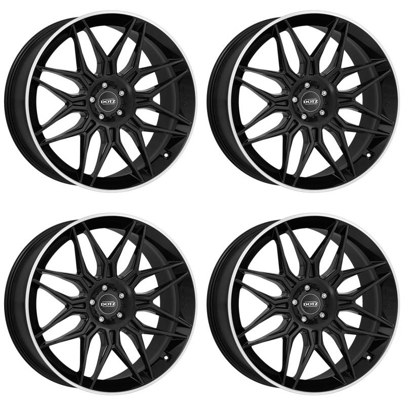 4x Dotz Felgen LongBeach dark 10.5Jx21 ET48 5x114.3 kompatibel mit Tesla Model von Dotz
