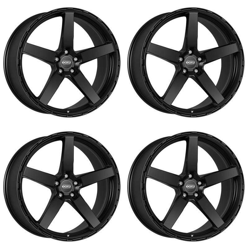 4x Dotz Felgen MarinaBay black 9.0Jx21 ET28 5x112 kompatibel mit Volkswagen Arteon ID.3 ID.4 ID.5 ID.BUZZ Id.7 Id.Buzz T-Roc Tiguan von Dotz