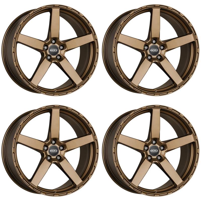 4x Dotz Felgen MarinaBay bronze 8.0Jx19 ET45 5x112 kompatibel mit SsangYong Korando Torres Torres EVX von Dotz