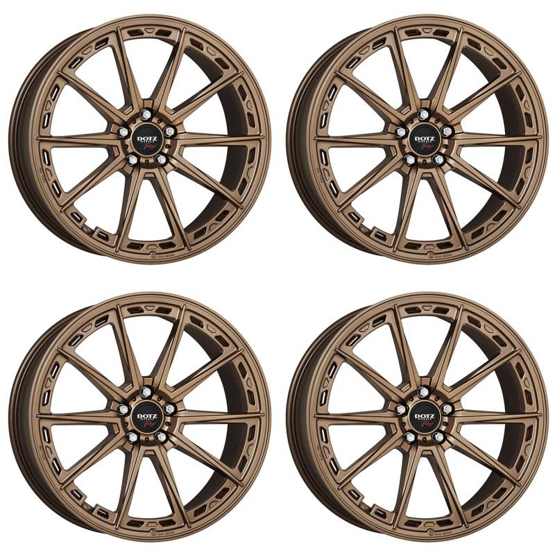 4x Dotz Felgen Sonoma bronze 8.0Jx19 ET27 5x112 kompatibel mit Mercedes Benz A C CLA CLC CLK CLS E EQS GLA GLB GLC S SL SLK SLK/SLC von Dotz