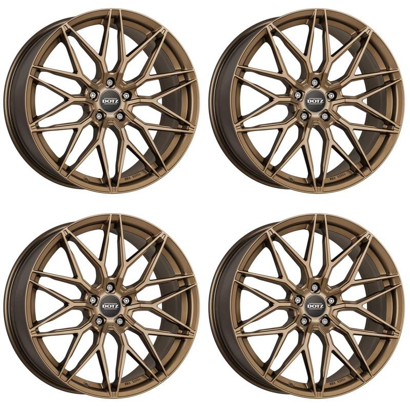 4x Dotz Felgen Suzuka bronze 8.0Jx18 ET48 5x114.3 kompatibel mit Lexus ES von Dotz