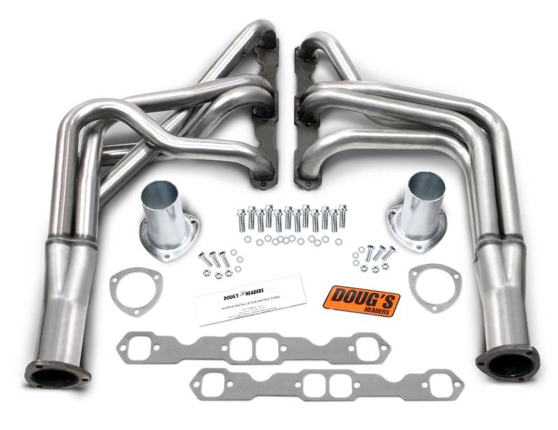 Doug's 304 Edelstahl lange Rohrleiste 70-81 GM F Body 265-400 SBC 1 3/4 Zoll Primary 7.6 cm Collector D324-SS von Doug's Headers