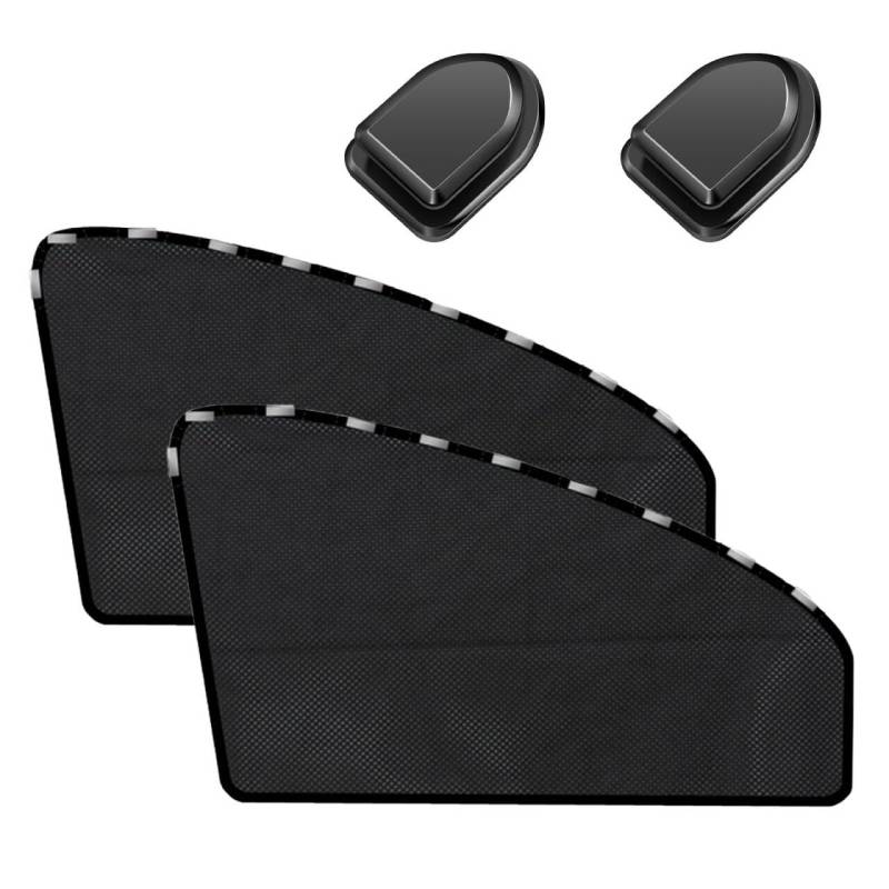 Universelle Magnetisch Auto Sonnenblende für Seitenfenster Sonnenschutz Auto Baby mit UV Schutz Autofenster Sonnenschutz Auto Sonnenschutz Baby Sonnenblende Auto Baby 70 x 50 cm 2 Stück von Doukesh