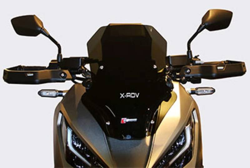 Windschild Honda X-ADV 750 (2021), dunkelgrau, niedriger als 52 mm von Douxlife