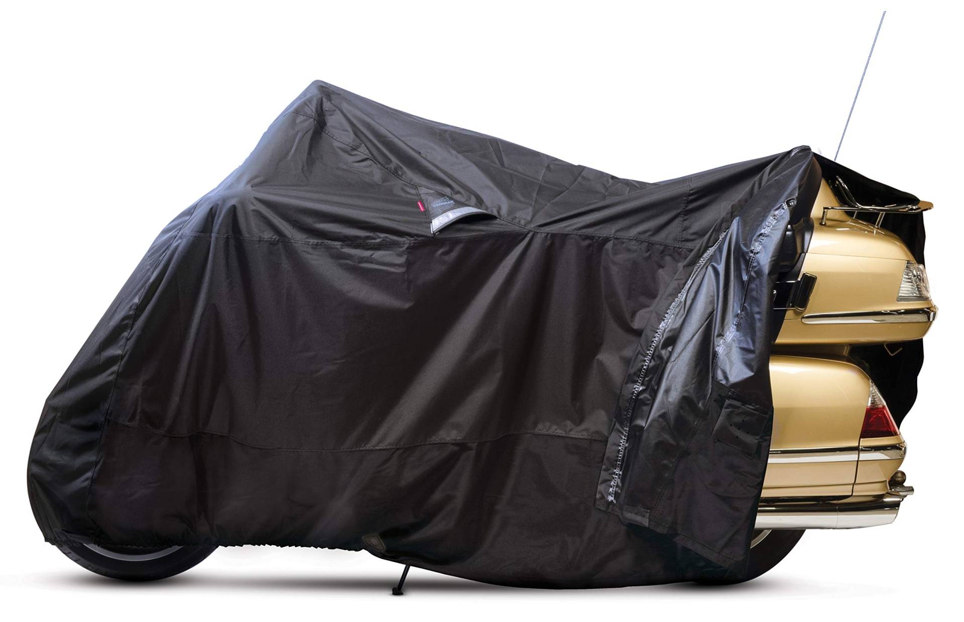 Dowco Guardian 50022-00 WeatherAll Plus Indoor/Outdoor wasserdichte Motorradabdeckung, EZ Reißverschluss: schwarz, XXX-Large Dowco Guardian 50022-00 WeatherAll Plus Indoor/Outdoor wasserdichte Motorradabdeckung, EZ Reißverschluss: schwarz, XXX-Large von Dowco