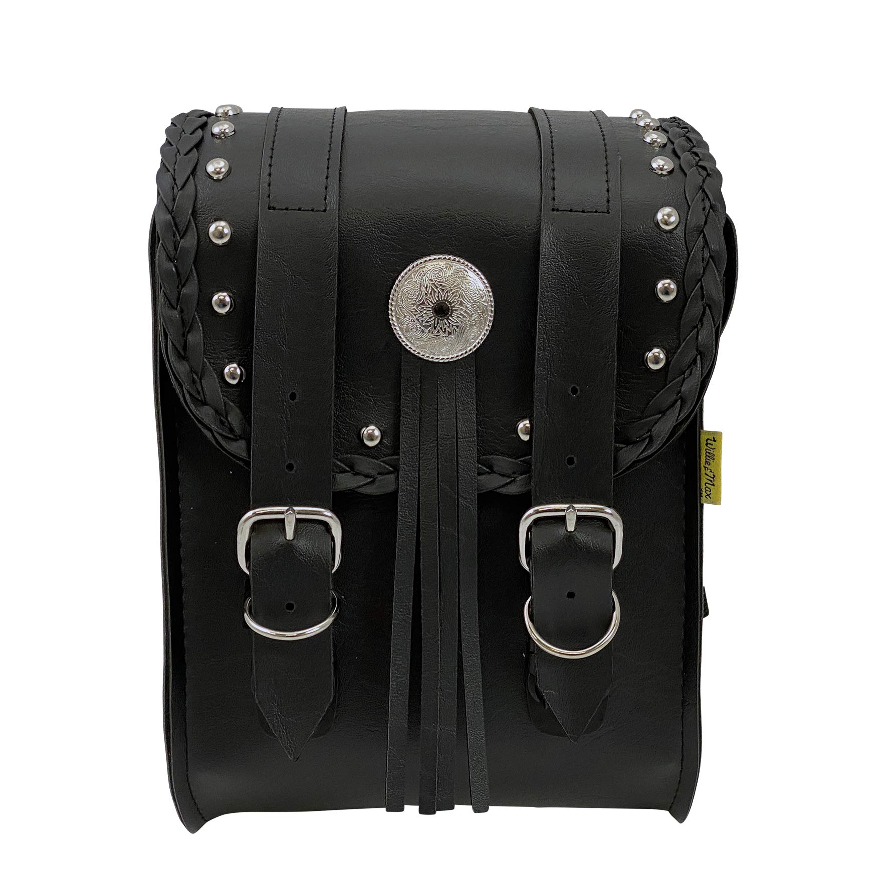Dowco Willie & Max 58431-00 Warrior Series: Kunstleder Motorrad Sissy Bar Tasche, schwarz, universelle Passform, 6 Liter Fassungsvermögen Dowco Willie & Max 58431-00 Warrior Series: Kunstleder Motorrad Sissy Bar Tasche, schwarz, universelle Passform, 6 Liter Fassungsvermögen von Dowco