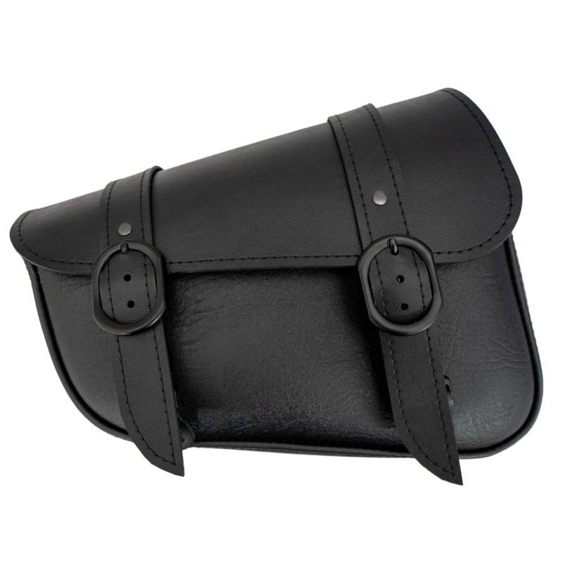 Willie & Max Black Jack Swingarm Bag 4.0 - Black Buckle - Dual Shock - Sportster von Dowco