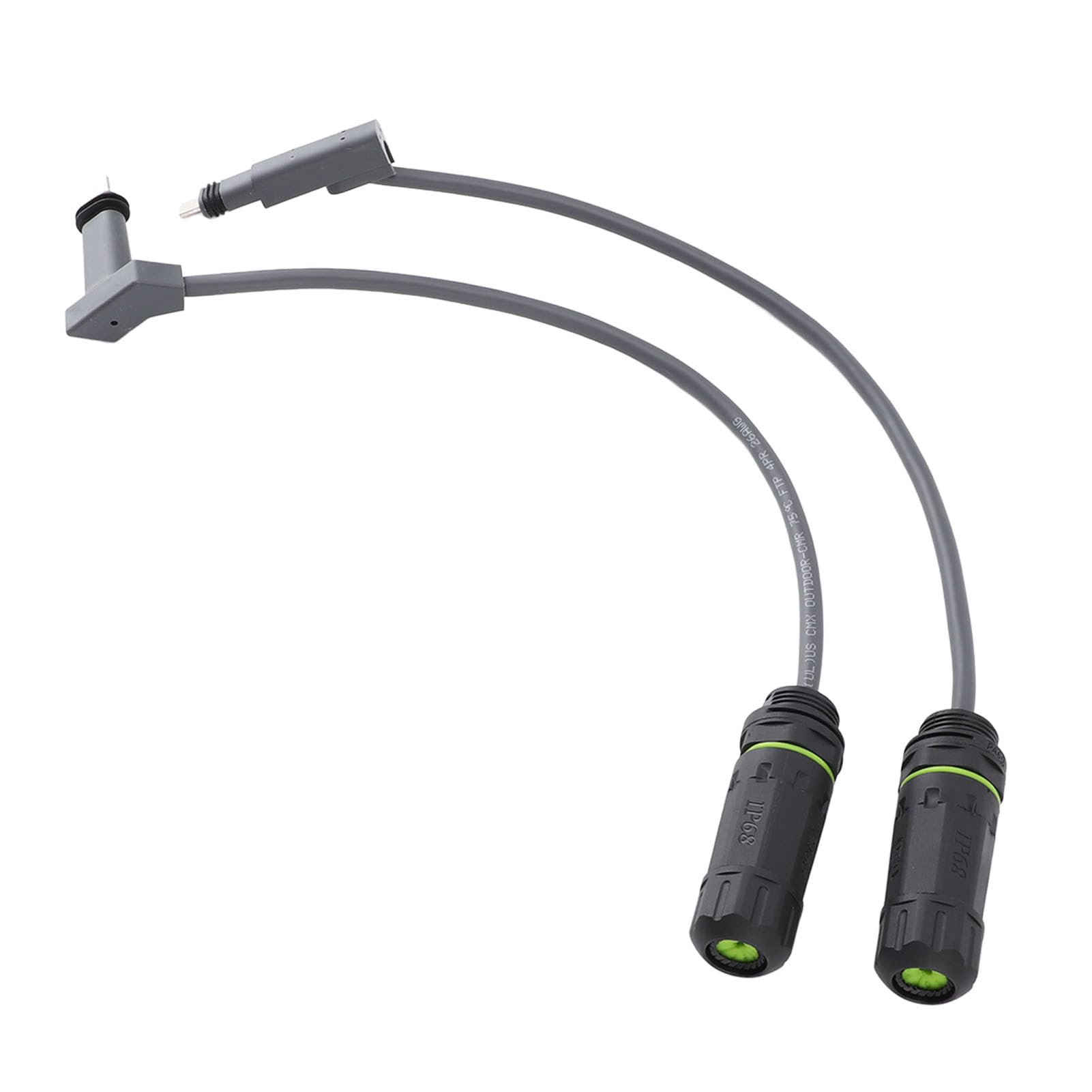 2 Stück SPX Stecker auf RJ45 Adapter, 1200 Mbit/s IP68 Wasserdichtes Ethernet Kabel, SPX Stecker auf RJ45 Buchse, Ethernet Verlängerungsadapter, für Gen2 Dish von Dpofirs