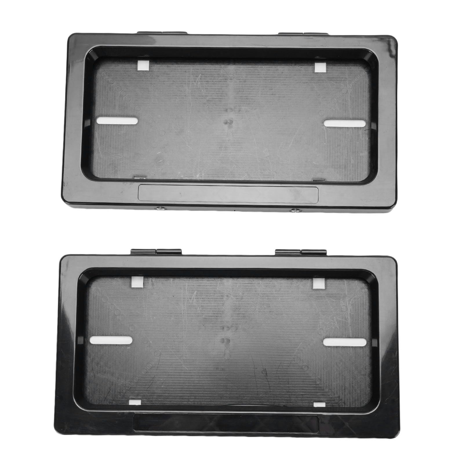 2pcs Schwarze Kennzeichenrahmen, Elektrofahrzeug Flip Auto Kennzeichen Rahmenhalterhalter mit Fernbedienung, mit Entwässerungslöchern Autozubehör 2pcs Schwarze Kennzeichenrahmen, Elektrofahrzeug Flip Auto Kennzeichen Rahmenhalterhalter mit Fernbedienung, mit Entwässerungslöchern Autozubehör von Dpofirs