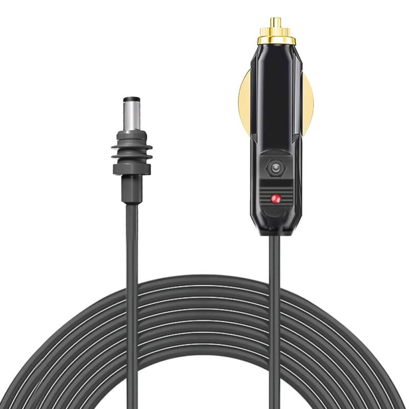 Autoladegerät Universal-Netzkabel für Mini, Autoladegerät Auto-Stromversorgungskabel für Autos, LKWs, Busse, LKWs, Boote (2M) von Dpofirs