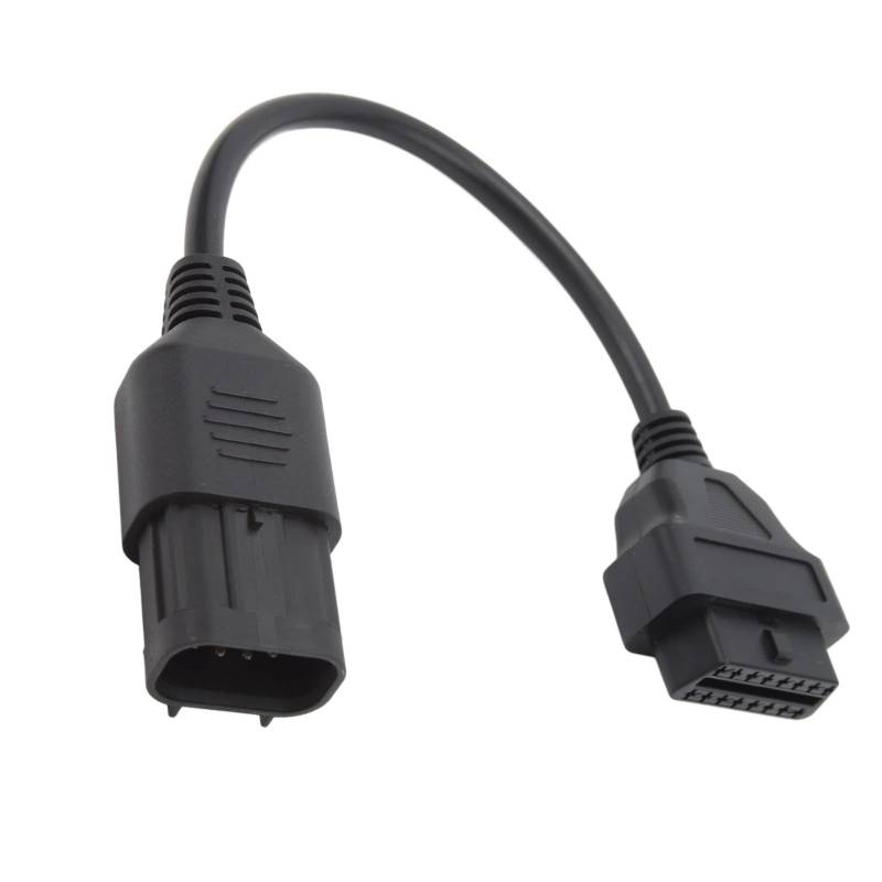 Diagnoseadapter OBD2 auf 8 Pin für Polaris RZR, Diagnosis OBD II Adapter Scanner Cable Connector for GM für Polaris Sportsman, Diagnosestecker OBD2 auf 8 Pin Stabile Verbindung von Dpofirs