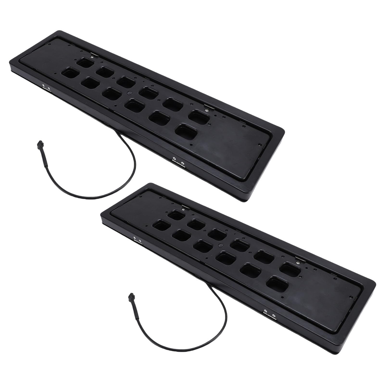 Eisen Kennzeichen Plattenrahmen - 2 Pack Schwarzer vorder- und Hinterer Autoauto Tag Halter mit Fernbedienung, Berghardware, Schraubenkappen für Europäisches Standardauto Eisen Kennzeichen Plattenrahmen - 2 Pack Schwarzer vorder- und Hinterer Autoauto Tag Halter mit Fernbedienung, Berghardware, Schraubenkappen für Europäisches Standardauto von Dpofirs