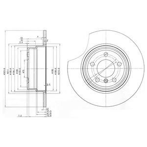 Bremsscheibe Hinterachse Dr!ve+ DP1010.11.0191 von Dr!ve+