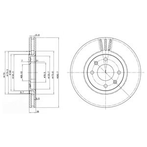 Bremsscheibe Vorderachse Dr!ve+ DP1010.11.0732 Bremsscheibe Vorderachse Dr!ve+ DP1010.11.0732 von Dr!ve+