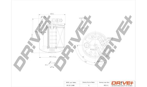 Dr!ve+ Kraftstofffilter DP1110.13.0088 Dr!ve+ Kraftstofffilter DP1110.13.0088 von Dr!ve+
