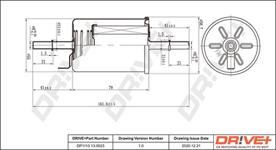 Dr!ve+ Kraftstofffilter [Hersteller-Nr. DP1110.13.0023] für Chevrolet, Daewoo von Dr!ve+
