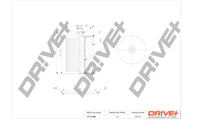 Dr!ve+ Kraftstofffilter [Hersteller-Nr. DP1110.13.0086] für Volvo von Dr!ve+