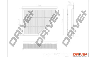 Dr!ve+ Luftfilter [Hersteller-Nr. DP1110.10.0174] für Alpina, BMW von Dr!ve+