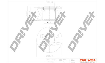 Dr!ve+ Luftfilter [Hersteller-Nr. DP1110.10.0253] für BMW von Dr!ve+