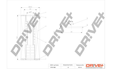 Dr!ve+ Ölfilter [Hersteller-Nr. DP1110.11.0026] für Audi, Ford, Seat, Skoda, VW von Dr!ve+