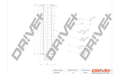 Dr!ve+ Ölfilter [Hersteller-Nr. DP1110.11.0187] für Mercedes-Benz von Dr!ve+