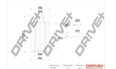 Dr!ve+ Ölfilter [Hersteller-Nr. DP1110.11.0333] für Chevrolet, Opel, Vauxhall von Dr!ve+