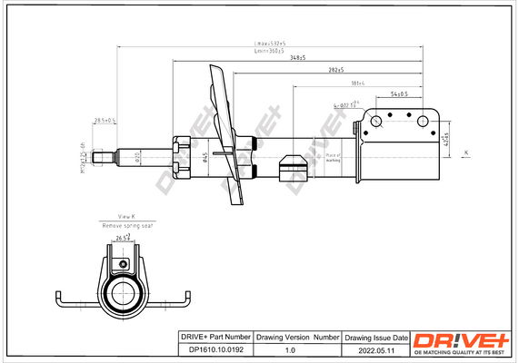 Stoßdämpfer Vorderachse Dr!ve+ DP1610.10.0192 Stoßdämpfer Vorderachse Dr!ve+ DP1610.10.0192 von Dr!ve+