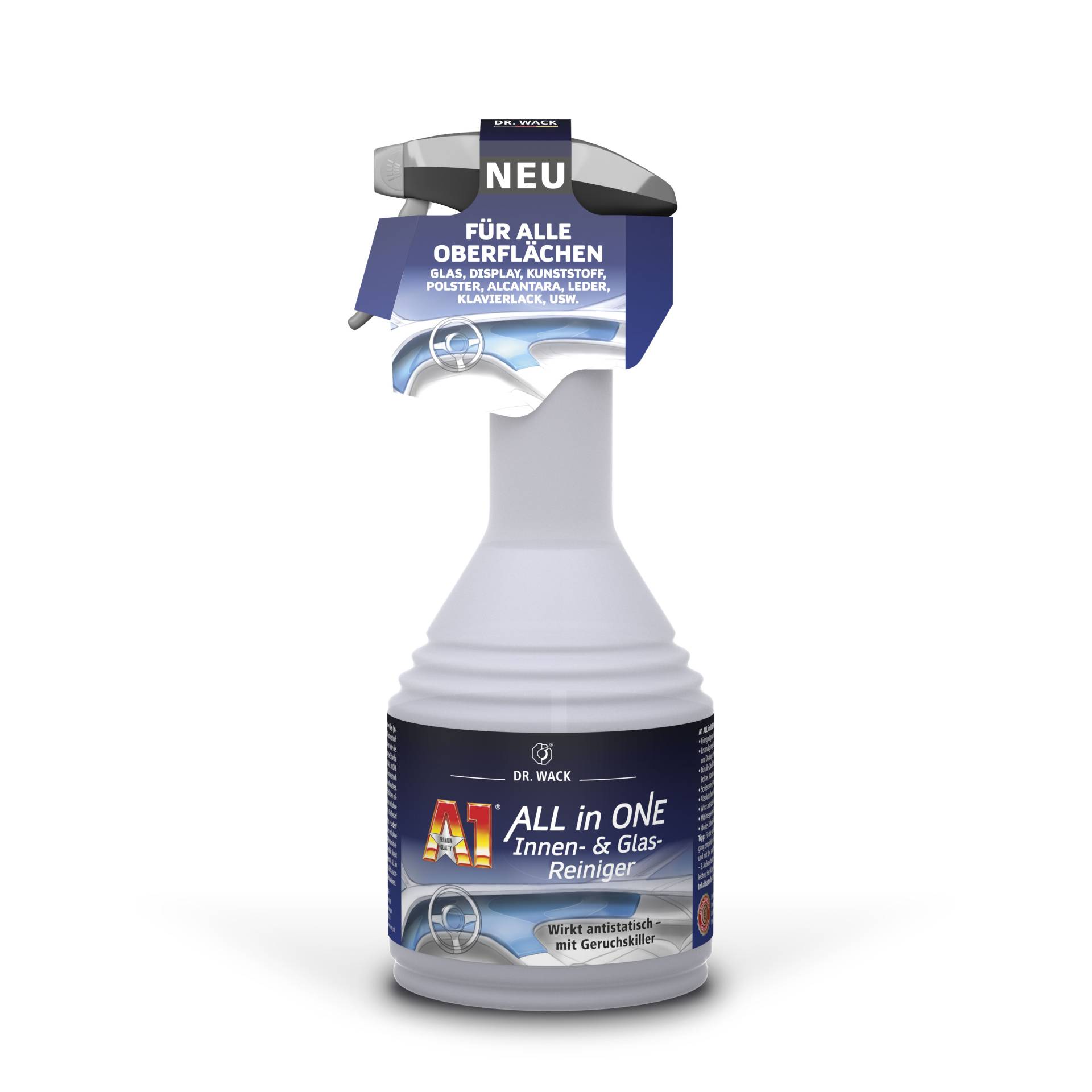 A1 All in One Innen- und Glasreiniger von Dr. O.K. Wack Chemie, 500 ml, 1 Stück A1 All in One Innen- und Glasreiniger von Dr. O.K. Wack Chemie, 500 ml, 1 Stück von Dr. O.K. Wack