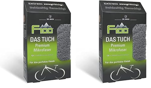Dr. Wack F100 DAS Tuch - Premium Mikrofaser, 40 x 40 cm (Packung mit 2) von Dr. Wack