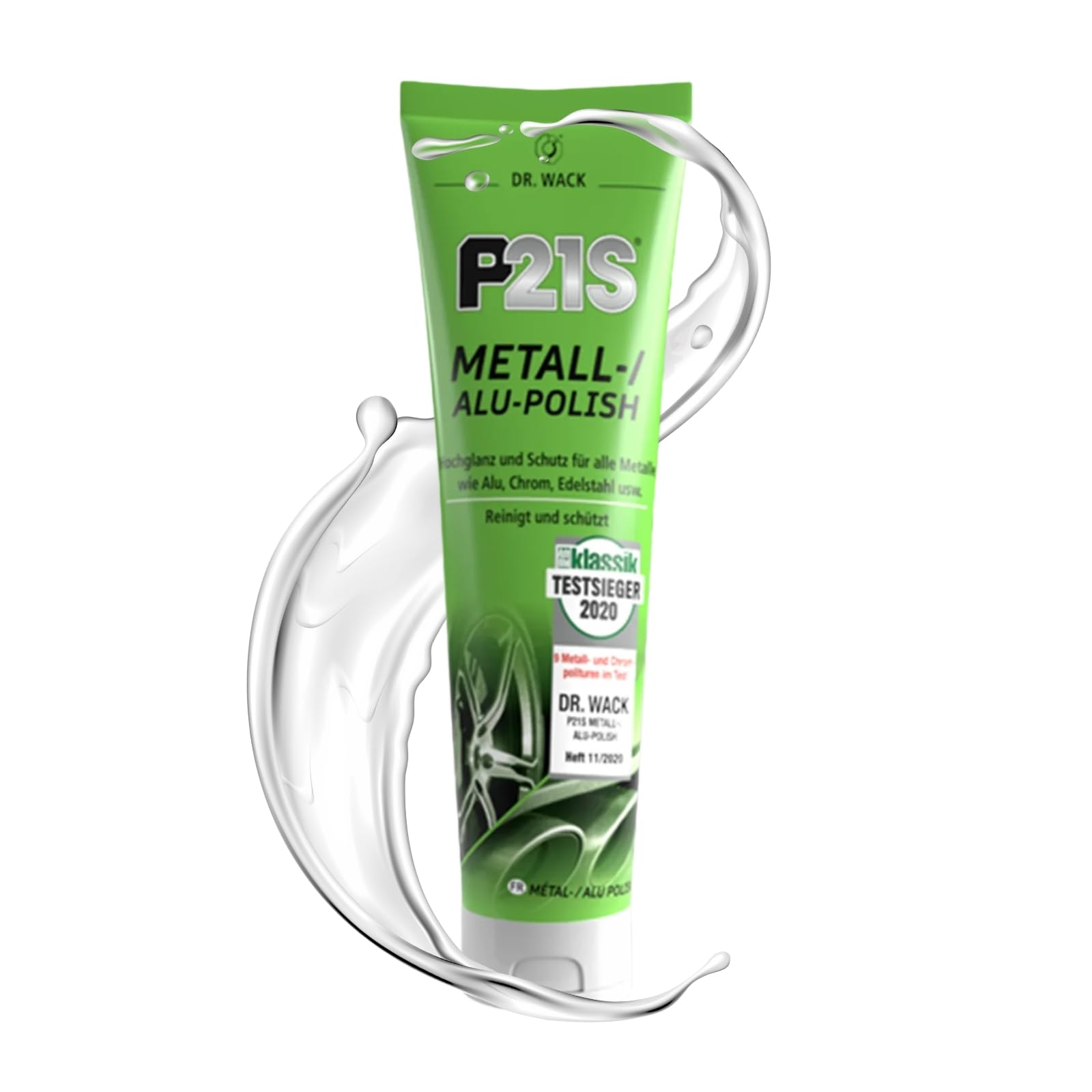 Dr. Wack – P21S Metall-/ Alu-Polish 100 ml I Premium Politur für alle Metalle I Für alle Metalle geeignet I Hochglanz & Schutz für alle Metallteile I Hochwertige Felgenpflege – Made in Germany Dr. Wack – P21S Metall-/ Alu-Polish 100 ml I Premium Politur für alle Metalle I Für alle Metalle geeignet I Hochglanz & Schutz für alle Metallteile I Hochwertige Felgenpflege – Made in Germany von DR. WACK