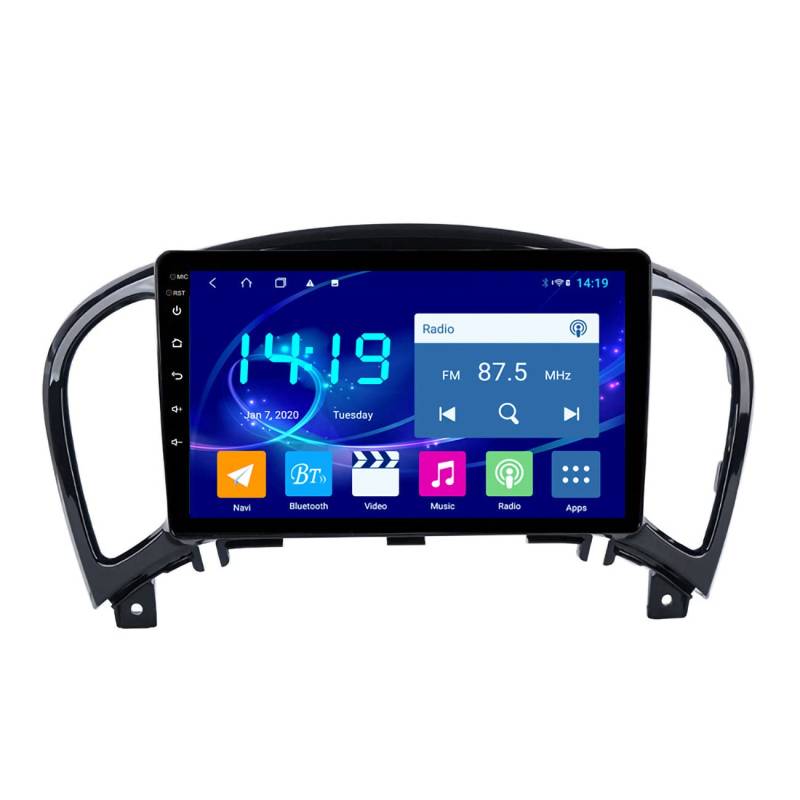 Auto-GPS-Navigation, 9 Zoll DSP 4G Autoradio-Player für Nissan Juke 2010-2014, Autoradio 4G + 64G Android 10 Touchscreen Mirror-Link-Player von Dr.Lefran