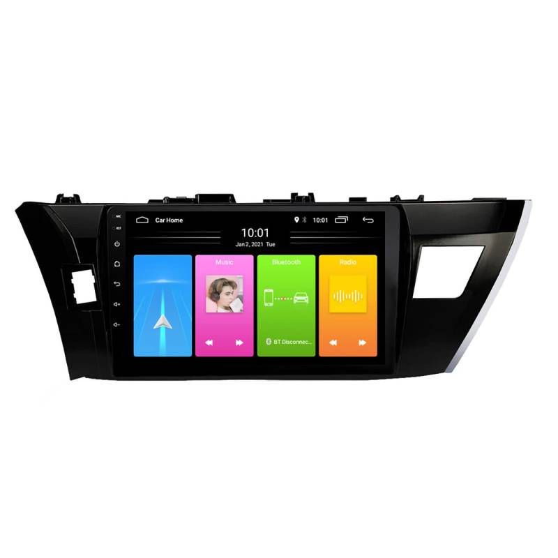 Autoradio, Android 10 Für Toyota Levin Corolla 2011-2016, Multimedia-Video-Player-Navigations-GPS, Rückfahrkamera, 2,5-D-Touchscreen, Bluetooth-Freisprecheinrichtung,Wifi 1g+16g von Dr.Lefran