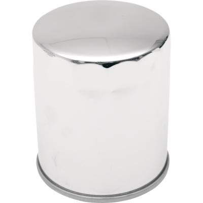 Chrom langer Magnetölfilter für Harley-Davidson Twin Cam Modelle ab 1999 von Drag Specialties