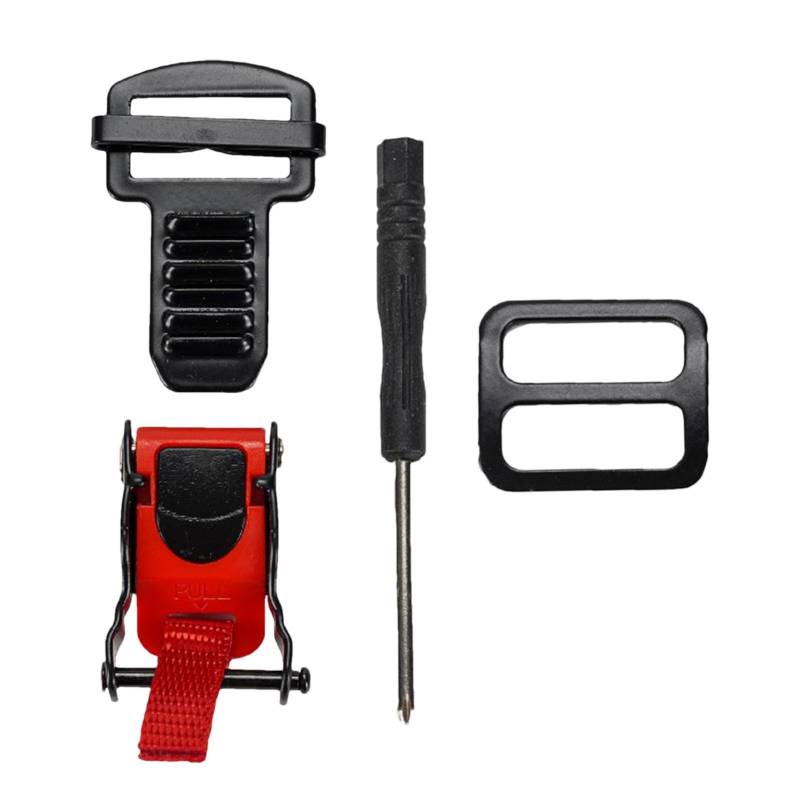 Dranng Helmets Quick Release Buckle Kit - Double D Safe Quick Release Clip Helme Quick Release | Fast Quick Release Buckle Motorradhelme Zubehör für den täglichen Gebrauch von Dranng