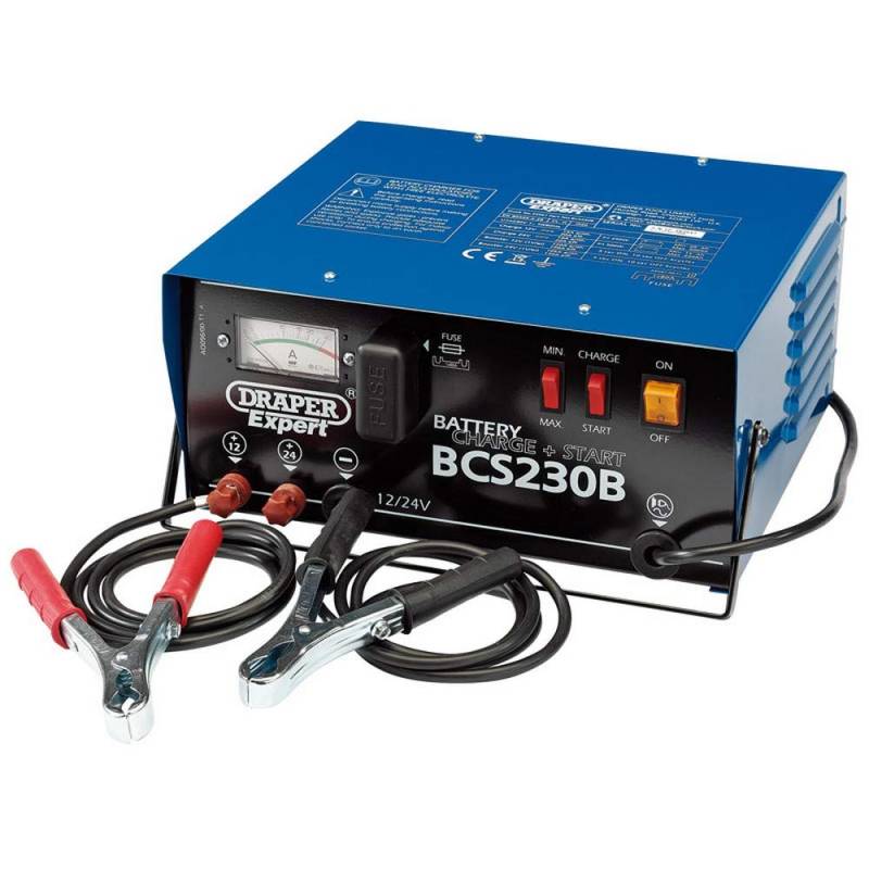 DRAPER 24561 Expert Starter-Batterie Ladegerät, 12/24 V, 230 A von Draper