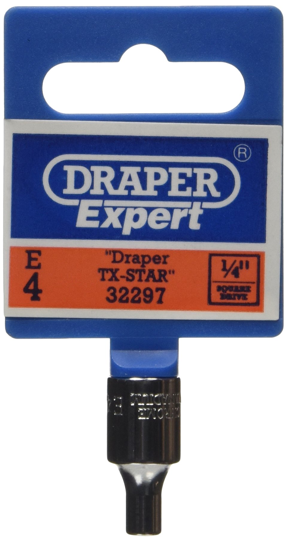 Draper 32297 E4 Vierkant Torx-Stecknuss 1/4-Zoll Draper 32297 E4 Vierkant Torx-Stecknuss 1/4-Zoll von Draper