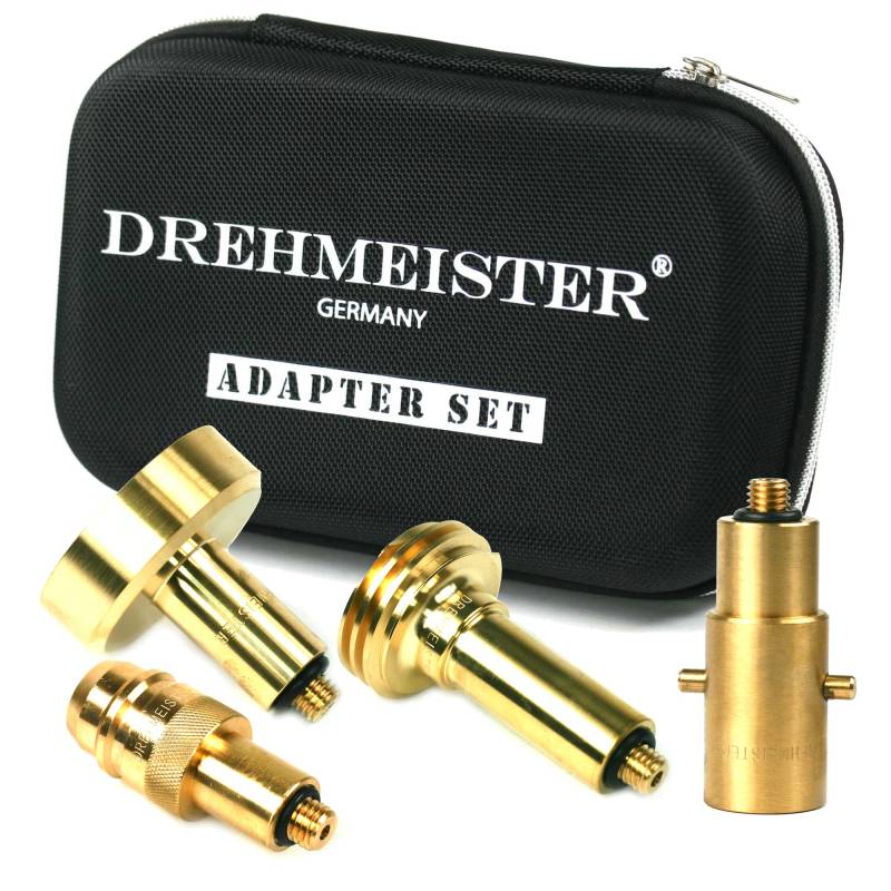 Drehmeister LPG Adapter Set M10 lang - für Gasfahrzeuge - Tankadapter mit Etui - Alle Europa Autogas Adapter von Drehmeister