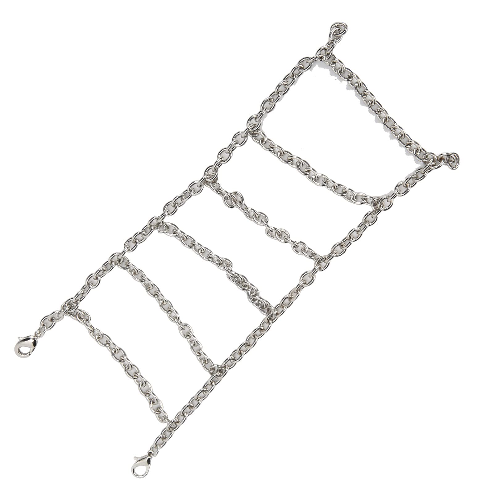 Drfeify RC-Reifen-Schneekette, 4-teilig RC-Radreifen Metall-Schneeketten-Reifen rutschfeste Kette Kompatibel mit MN86 1/12 RC Crawler Drfeify RC-Reifen-Schneekette, 4-teilig RC-Radreifen Metall-Schneeketten-Reifen rutschfeste Kette Kompatibel mit MN86 1/12 RC Crawler von Drfeify
