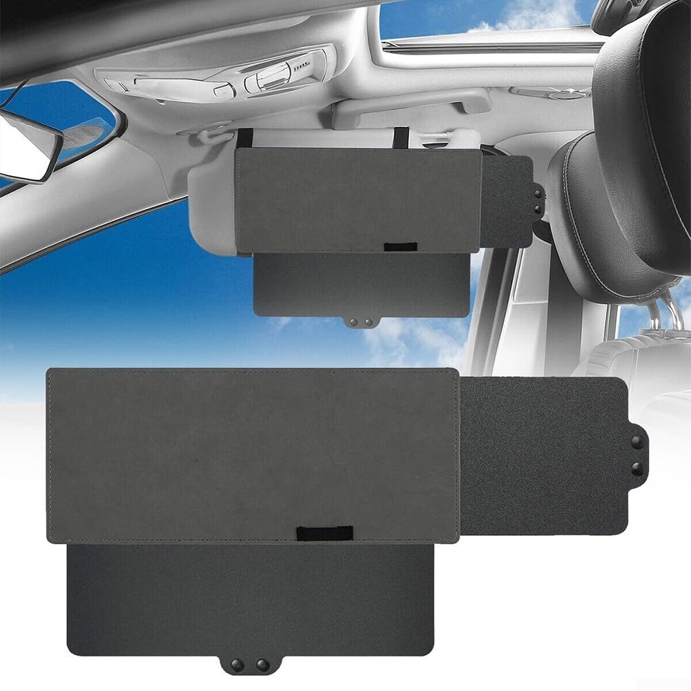 Drhomeam Auto-Sonnenblenden-Verlängerung, schwarz, 31–55 cm, blendfreie Sonnenblende, für Fahrer und Beifahrer Drhomeam Auto-Sonnenblenden-Verlängerung, schwarz, 31–55 cm, blendfreie Sonnenblende, für Fahrer und Beifahrer von Drhomeam