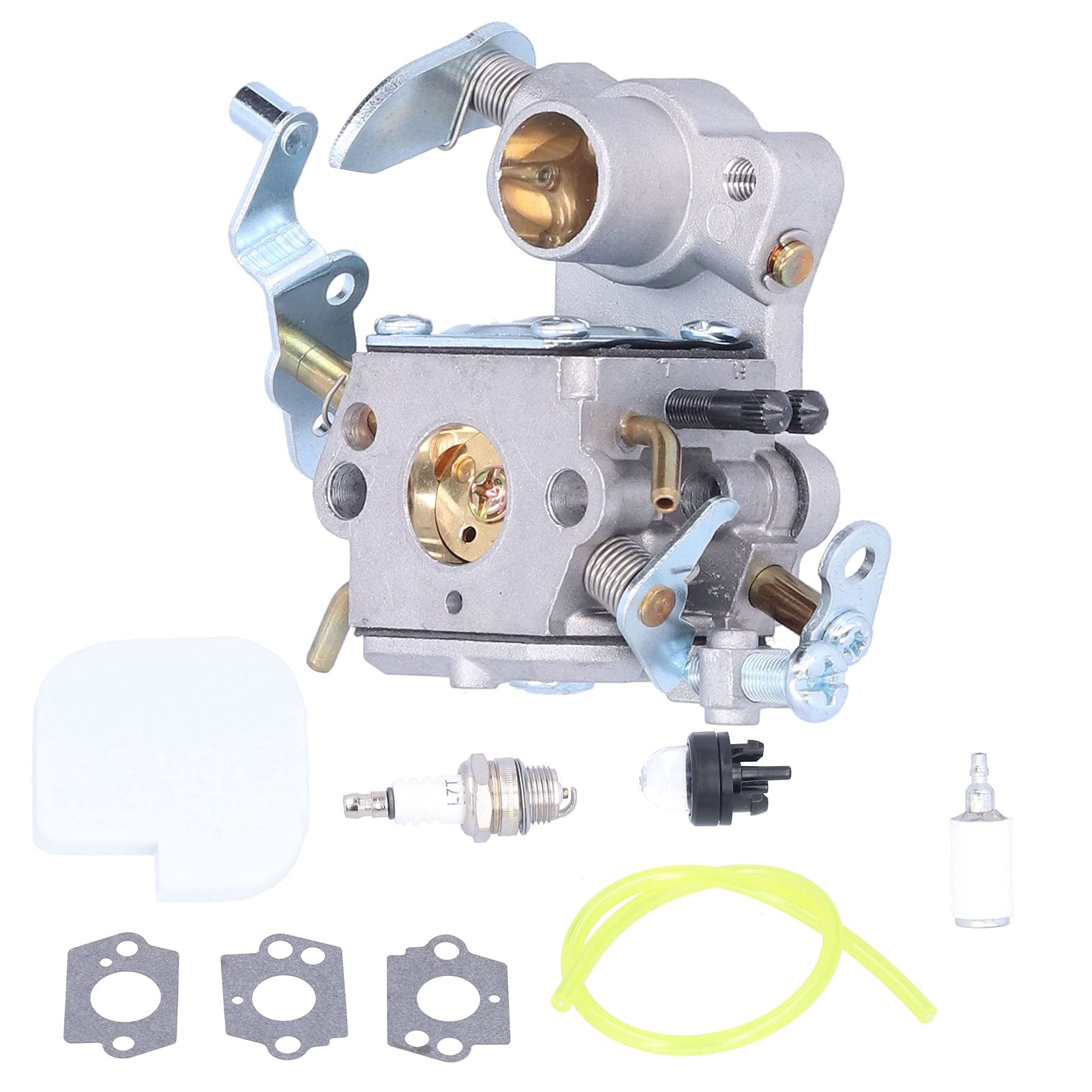 Drikou Chainsaw Accessoire, Carburetor Zündkerze Kraftstofffilter -Rohrlampe für P3314 P3416 P4018 PP3816 C1M -W26C Drikou Chainsaw Accessoire, Carburetor Zündkerze Kraftstofffilter -Rohrlampe für P3314 P3416 P4018 PP3816 C1M -W26C von DriKou