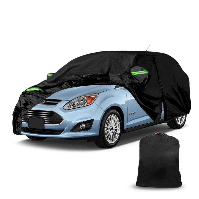Auto Abdeckung für Ford C-MAX 2003–2019 Oxford Baumwolle Wasserdicht für Regen Sonne Staub Schutz Auto Plane von DriSubt