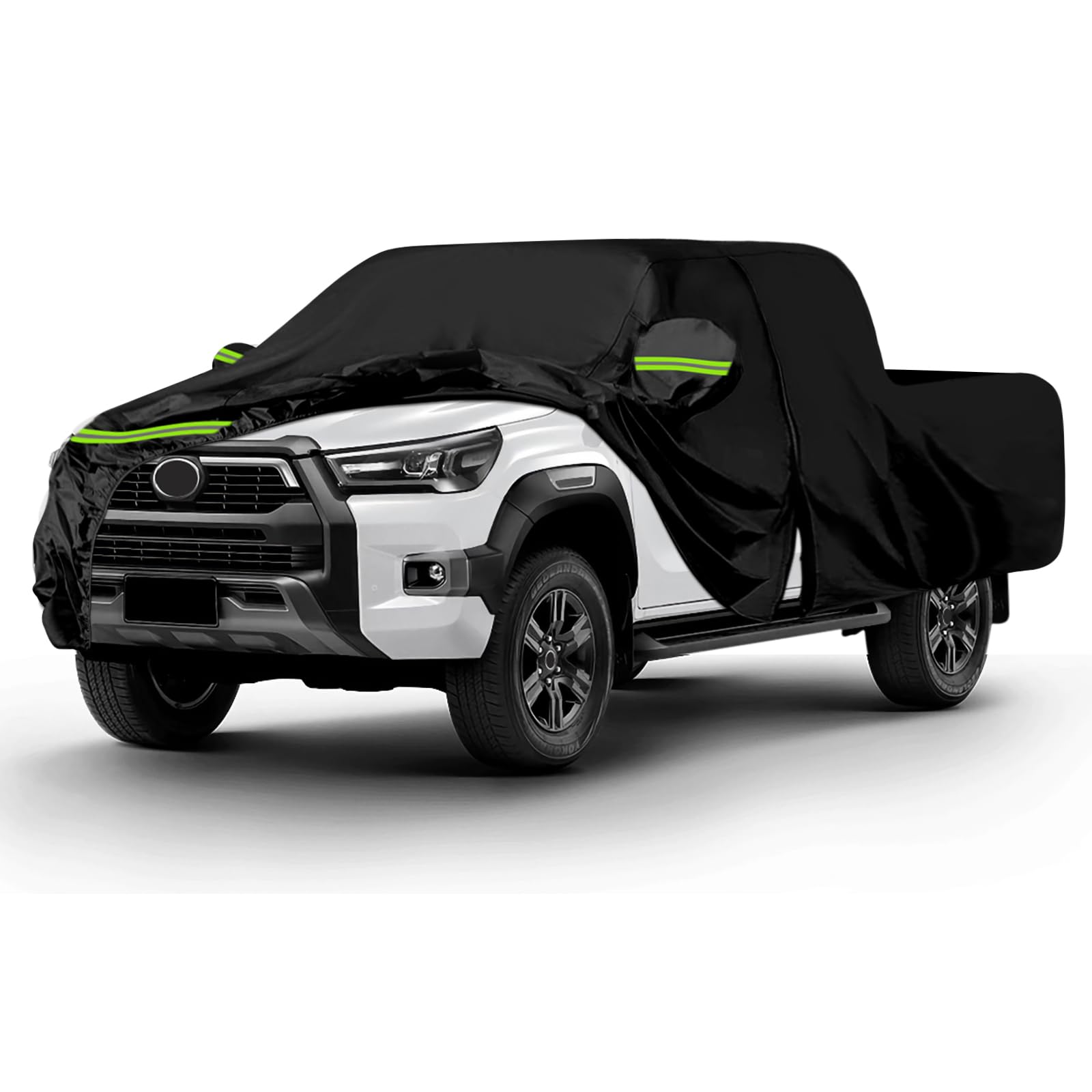 Auto Abdeckung für Toyota Hilux Crew Cab 2004-2024 Oxford Baumwolle Wasserdicht für Regen Sonne Staub Schutz Auto Plane Auto Abdeckung für Toyota Hilux Crew Cab 2004-2024 Oxford Baumwolle Wasserdicht für Regen Sonne Staub Schutz Auto Plane von DriSubt