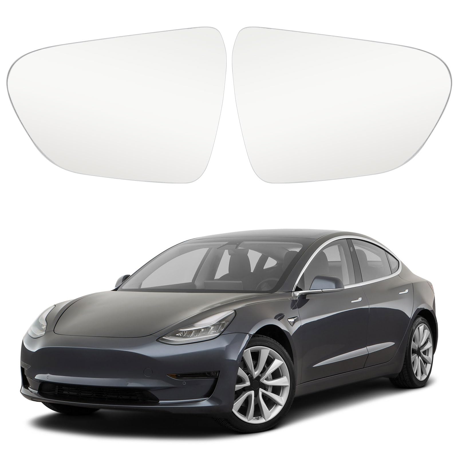 Auto Außenspiegel Gläser, 1-Paar Auto Rückspiegel Gläser Beheizt Außenspiegel Glas Tür Spiegel Glas Kompatibel mit TESLA MODEL 3 2017-2025 Auto Außenspiegel Gläser, 1-Paar Auto Rückspiegel Gläser Beheizt Außenspiegel Glas Tür Spiegel Glas Kompatibel mit TESLA MODEL 3 2017-2025 von DriSubt