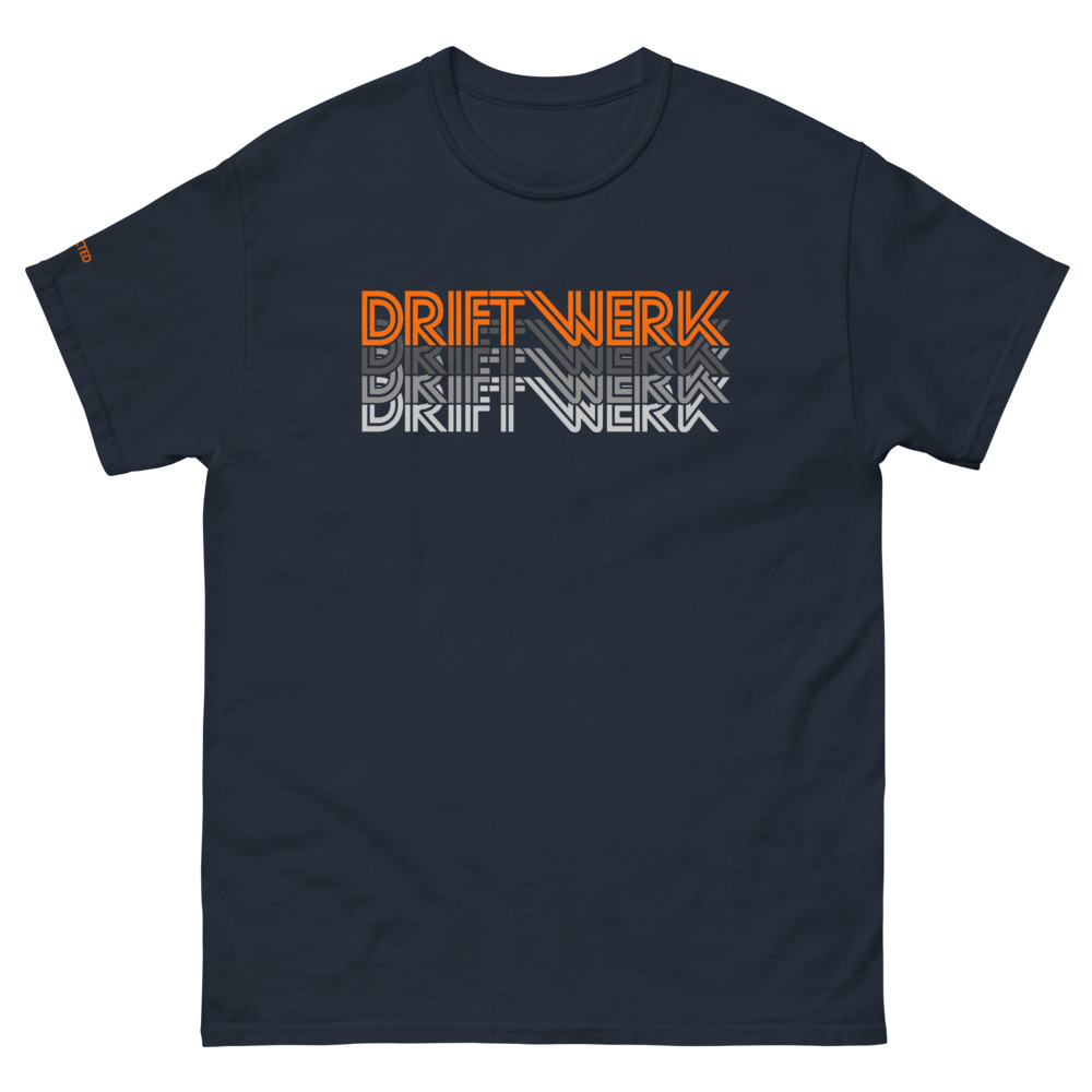 Driftwerk 70s T-Shirt - Navy / 2XL von Driftwerk