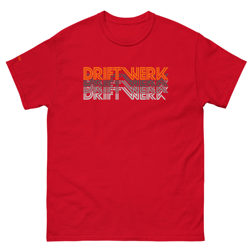Driftwerk 70s T-Shirt - Red / 2XL von Driftwerk