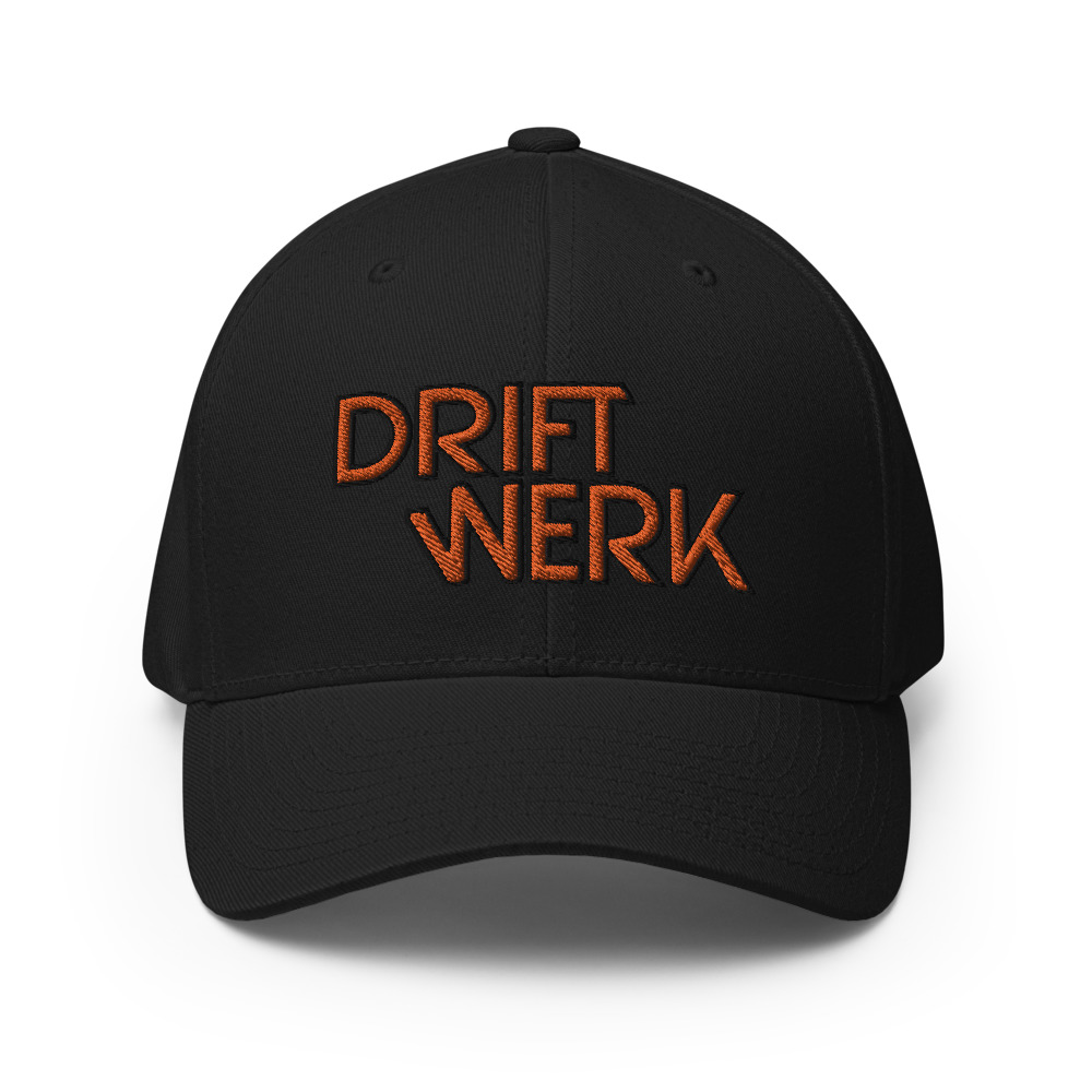 Driftwerk Baseball Cap Flexfit - Black / S/M von Driftwerk