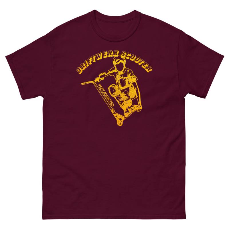 Driftwerk Scooter T-Shirt - Maroon / M von Driftwerk