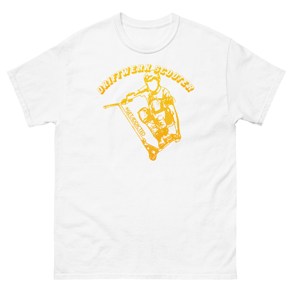 Driftwerk Scooter T-Shirt - White / 3XL von Driftwerk